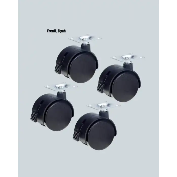 AsilTech Kilitli Mini Tekerlek Ayak 4 cm 4’lü Set