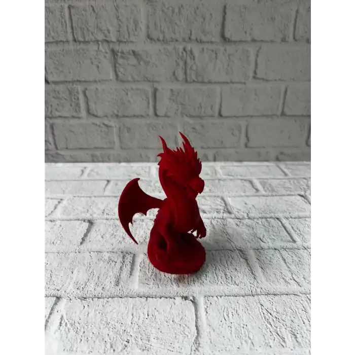 AsilTech Kırmızı Ejderha Biblo 12 cm