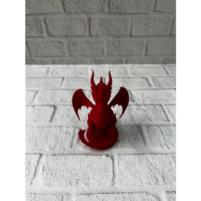 AsilTech Kırmızı Ejderha Biblo 12 cm