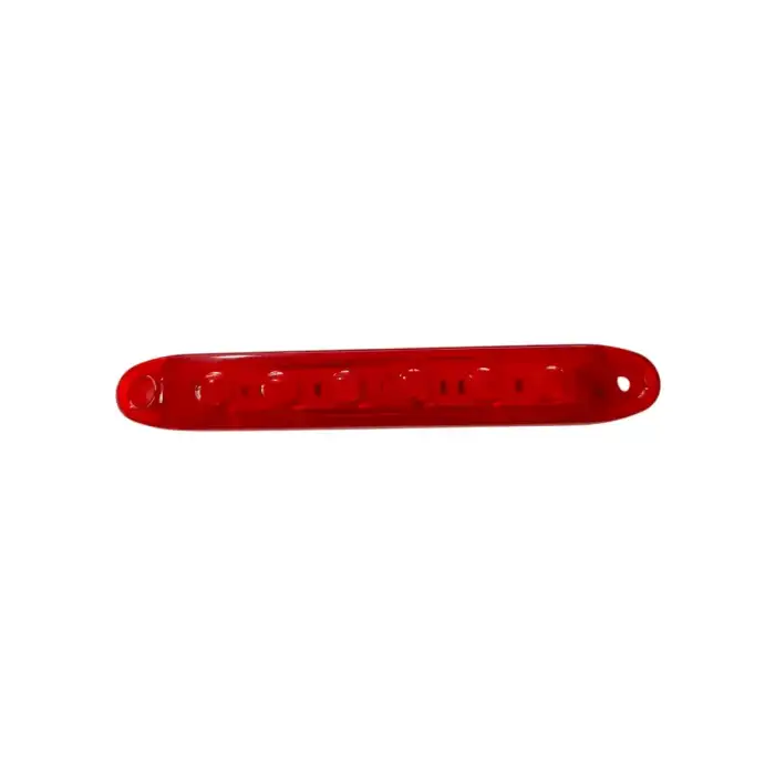 AsilTech Kırmızı Parmak Led Dorse Lamba 6 Ledli 13.5 cm 12-24V