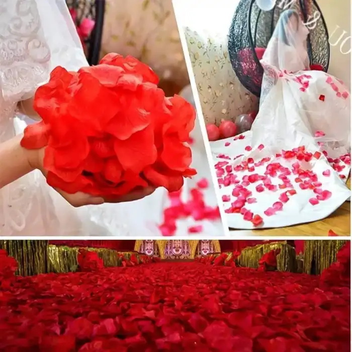 AsilTech Kırmızı Renk Gül Yaprağı – 1 Paket 100 Adet