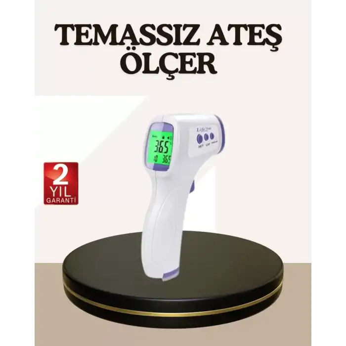 AsilTech Kızılötesi Alından Temassız Ateş Ölçer Akıllı Sesli Uyarı