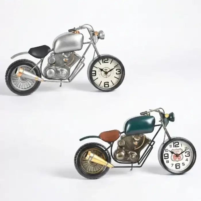 AsilTech Klasik Motor Tasarımlı Masaüstü Saat