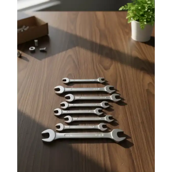 AsilTech Kombine Açık Ağız Anahtar Seti 8 Parça Çok Amaçlı Kullanım