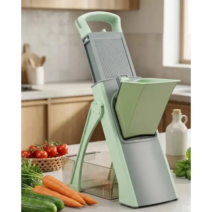 AsilTech Kompakt Katlanabilir Paslanmaz Çelik Mutfak Rendesi