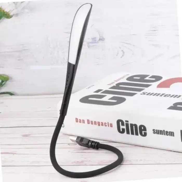 AsilTech Kompakt USB Siyah 14 Ledli 3 Kademeli Dokunmatik Okuma Lambası