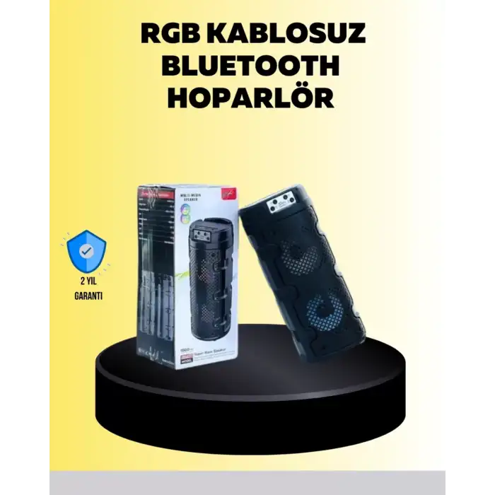 AsilTech Kompakt ve Şık Tasarımlı Taşınabilir Hoparlör