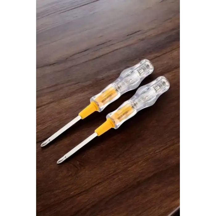 AsilTech Kontrol Kalemi Nikel Kaplama Çift Başlıklı Test Cihazı