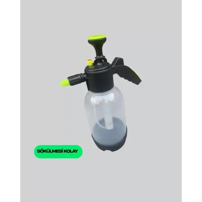 AsilTech Köpük Püskürtücü 2 Litre Dayanıklı Manuel Basınçlı Yıkama Şişesi