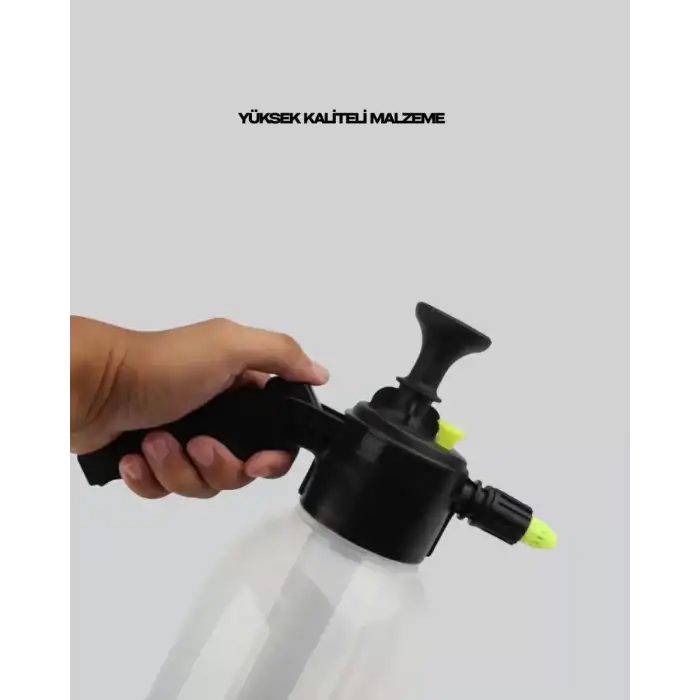 AsilTech Köpük Püskürtücü 2 Litre Dayanıklı Manuel Basınçlı Yıkama Şişesi