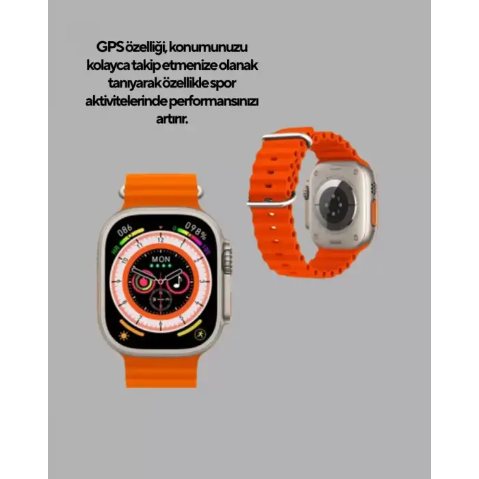 AsilTech Kordonlu Akıllı Saat – Sesli Görüşme, GPS, Nabız ve Uyku Takibi