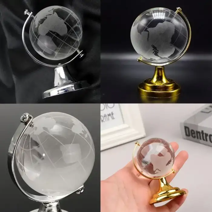 AsilTech Kristal Cam Dünya Orta Boy