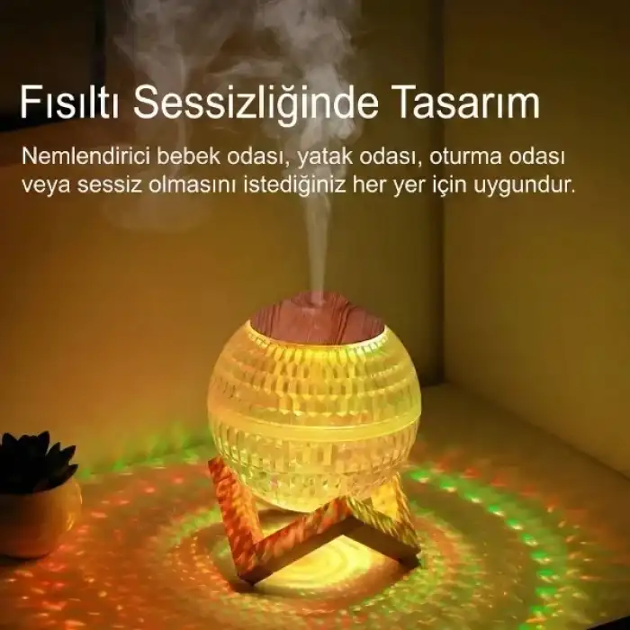 AsilTech Kristal Top RGB Hava Nemlendirici