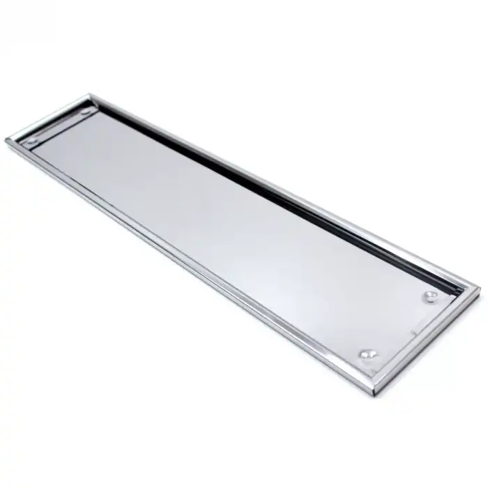 AsilTech Krom Plakalık Yazısız 53x12cm 1 Adet