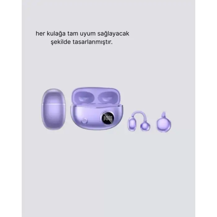 AsilTech Kulak Arkası Klipsli Bluetooth Kulaklık YXG10 Silikon Malzemeli Ergonomik
