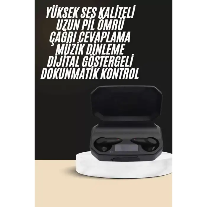 AsilTech Kulak İçi Bluetooth Kulaklık Rgb Işıklı Çift Mikrofonlu iOS/Android Uyumlu BT 5.2