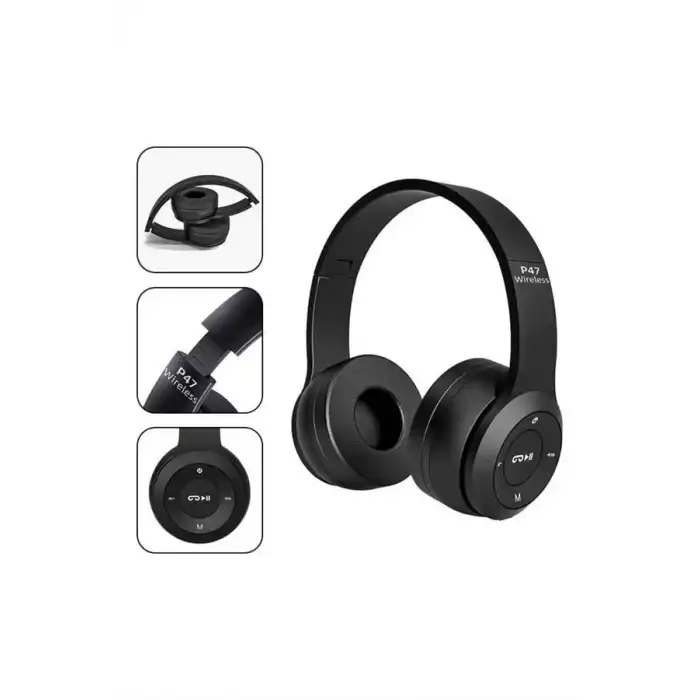 AsilTech Kulak Üstü Bluetooth Kulaklık Yüksek Ses Kaliteli Ayarlanabilir