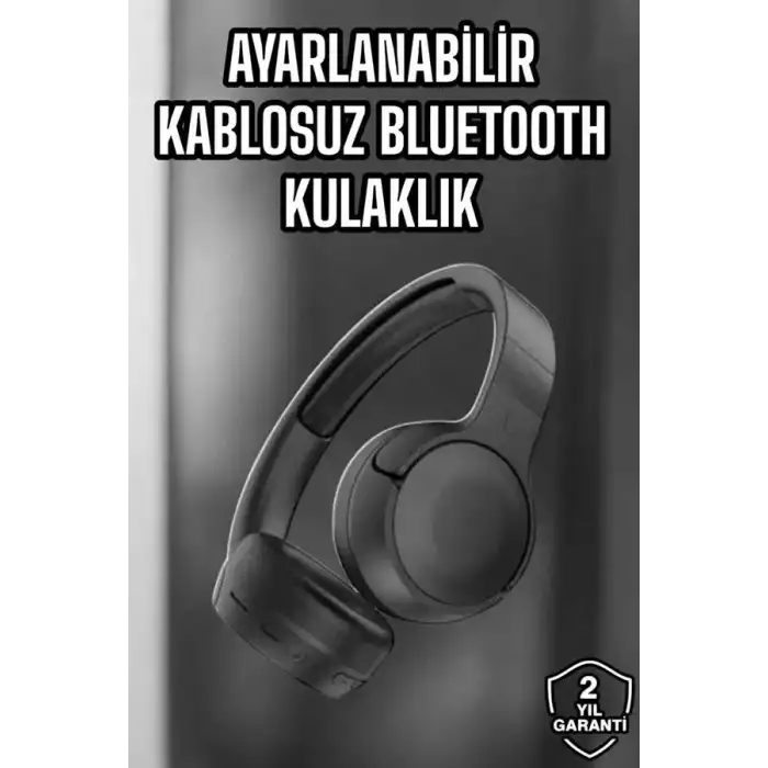 AsilTech Kulak Üstü Kablosuz Bluetooth Kulaklık Gürültü Önleyici Uzun Şarj Süreli