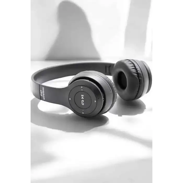 AsilTech Kulak Üstü TF Kart ve AUX Destekli Ergonomik Bluetooth Kulaklık