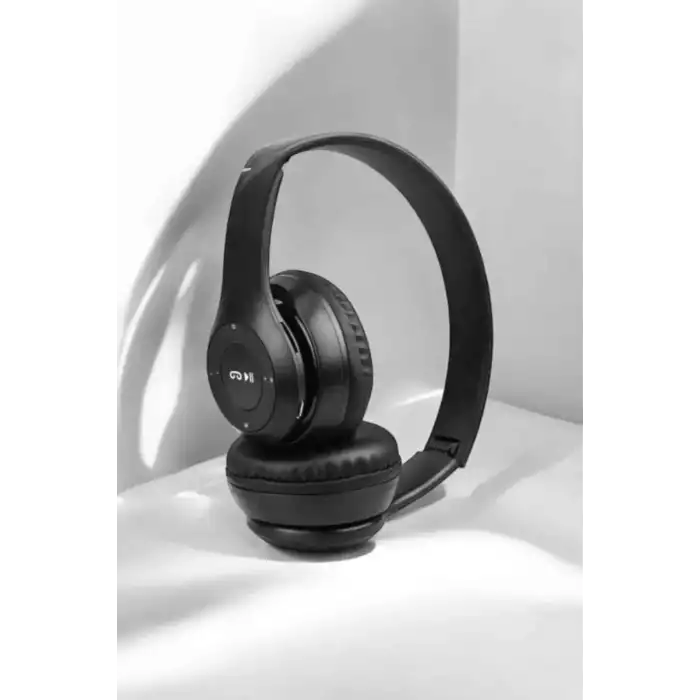 AsilTech Kulak Üstü TF Kart ve AUX Destekli Ergonomik Bluetooth Kulaklık