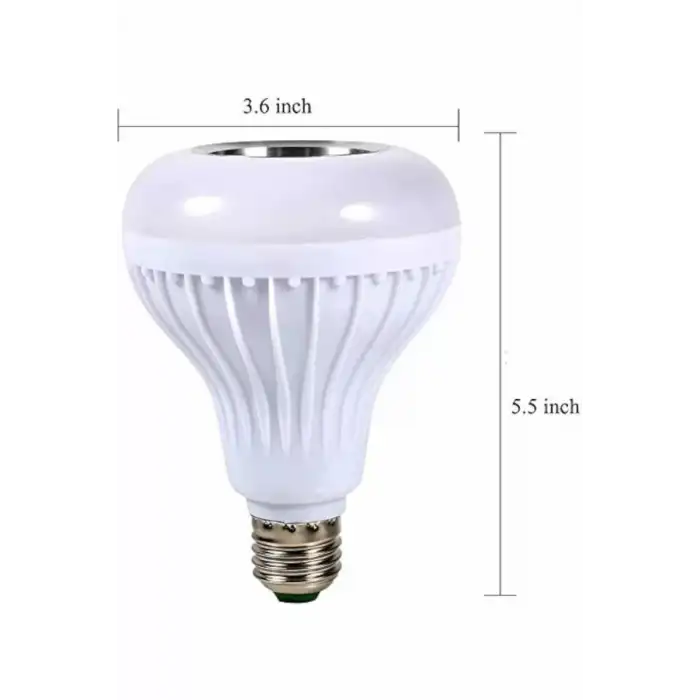 AsilTech Kumandalı RGB Led Işık Bluetooth Hoparlör Ses Lambası Renkli Ampul