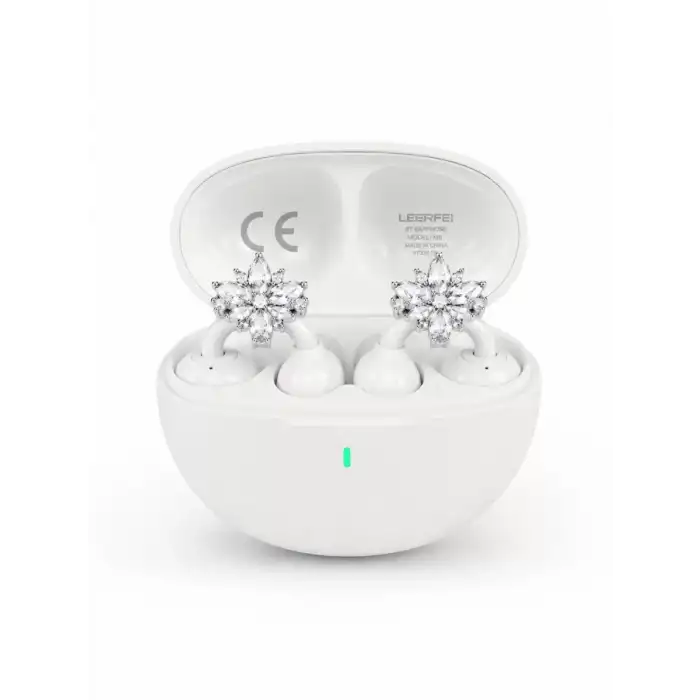 AsilTech Küpeli Kablosuz Bluetooth Kulaklık Uzun Süreli Şarj Özellikli