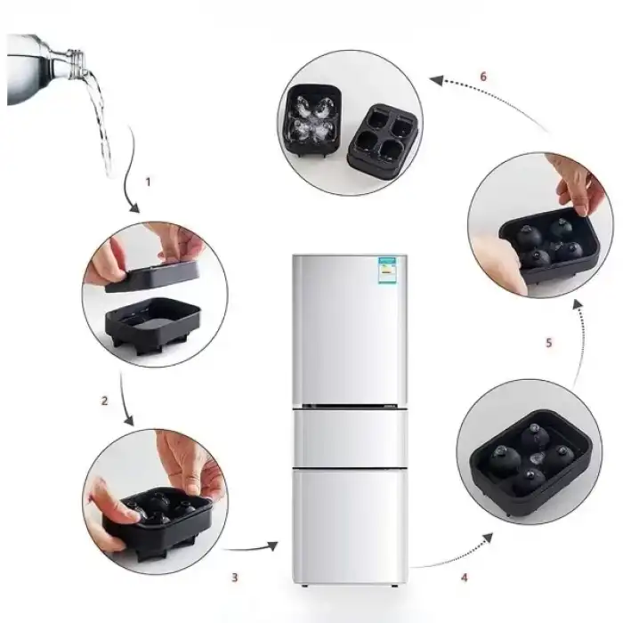 AsilTech Kuru Kafa Şekilli Silikon Buz Kalıbı