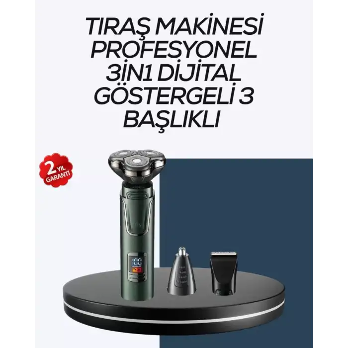 AsilTech Kuru Kullanıma Uygun Erkek Tıraş Makinesi