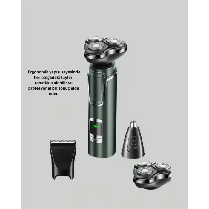 AsilTech Kuru Kullanıma Uygun Erkek Tıraş Makinesi