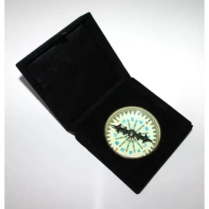 AsilTech Kutulu Pirinç Pusula