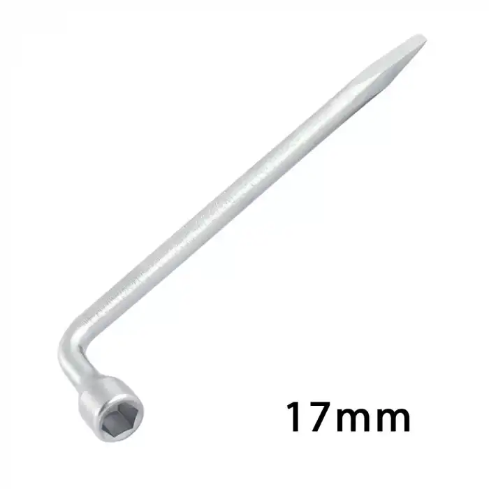 AsilTech L Pipo Tip Tek Kol Çelik Bijon Anahtarı 17mm