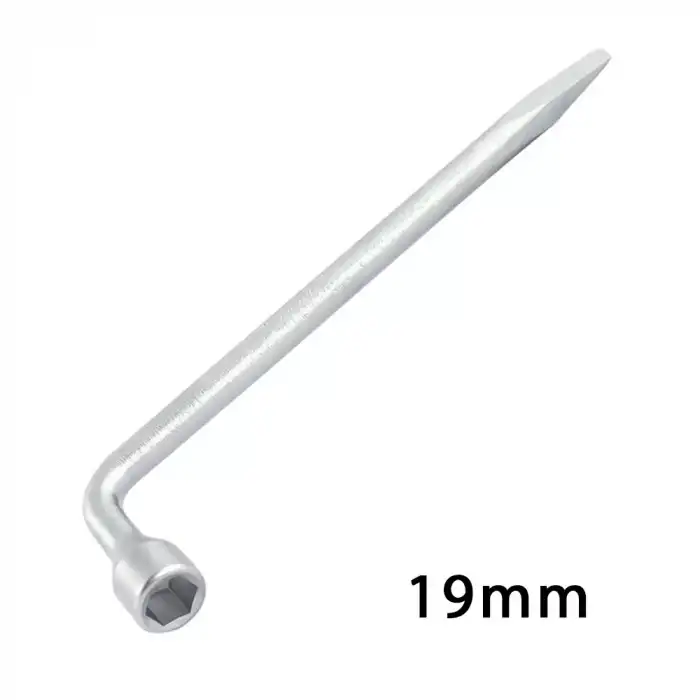 AsilTech L Pipo Tip Tek Kol Çelik Bijon Anahtarı 19mm