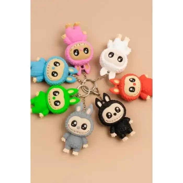 AsilTech Labubu Figürlü Anahtarlık