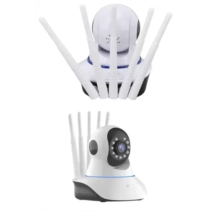 AsilTech LED Aydınlatmalı 5 Antenli Motorlu 1080P Wifi Kamera Sensörlü Yeni Nesil