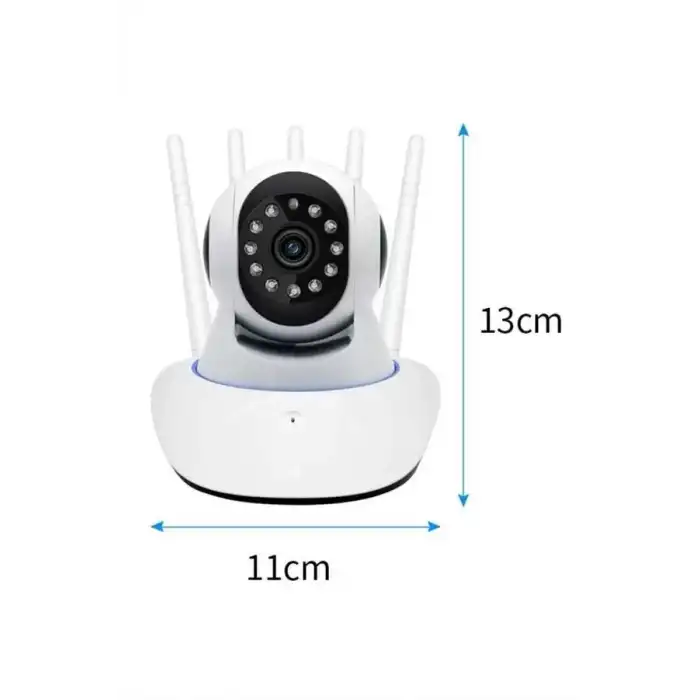 AsilTech LED Aydınlatmalı 5 Antenli Motorlu 1080P Wifi Kamera Sensörlü Yeni Nesil