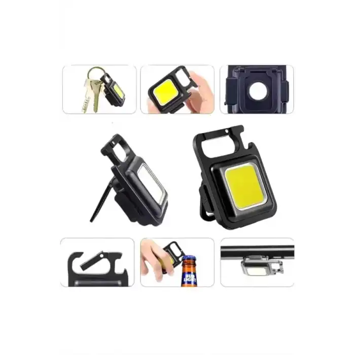 AsilTech Led Işık Acil Durum Işığı Çok Fonksiyonlu Mıknatıs Özelliği