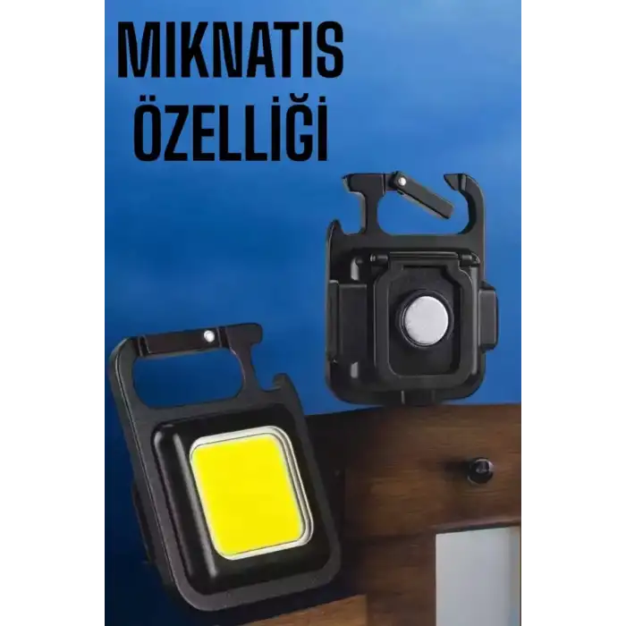 AsilTech Led Işık Acil Durum Işığı Çok Fonksiyonlu Mıknatıs Özelliği