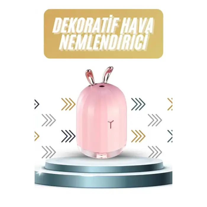 AsilTech Led Işıklı Hava Nemlendirici Buhar Makinesi Dekoratif Aromaterapi