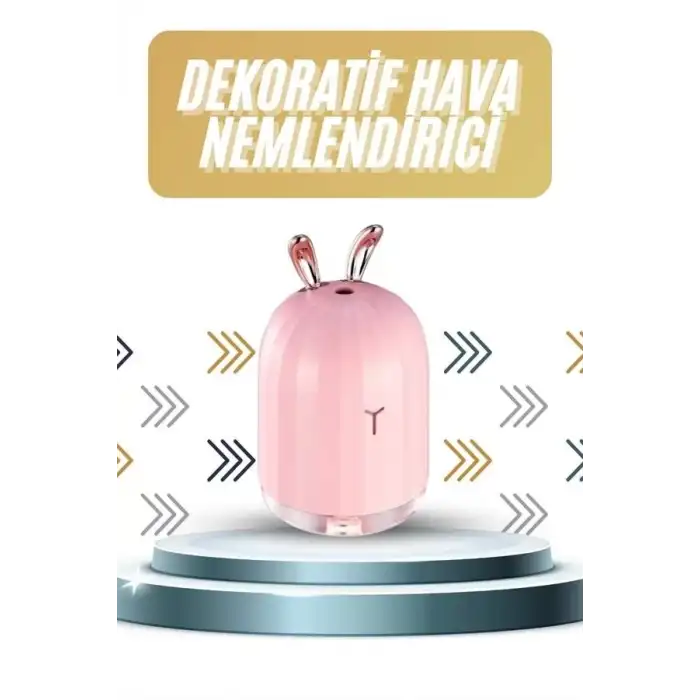 AsilTech Led Işıklı Hava Nemlendirici Buhar Makinesi Dekoratif Aromaterapi