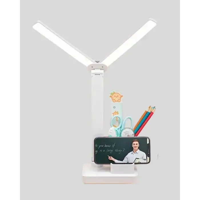 AsilTech LED Işıklı Masa Lambası – Göz Yormayan, Kısılabilir ve Esnek Başlıklı
