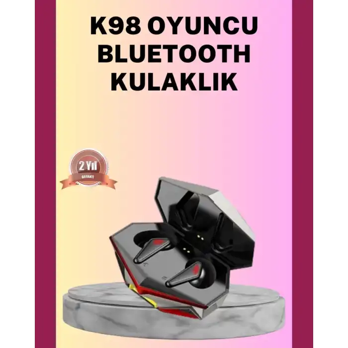 AsilTech Led Işıklı Metal Kasa Kablosuz Gaming Kulaklık