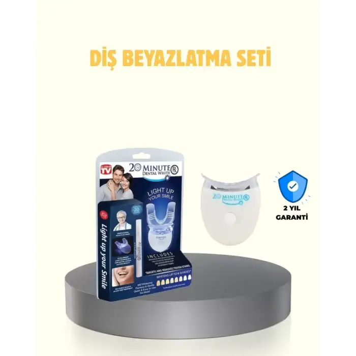 AsilTech LED Işıklı Profesyonel Diş Beyazlatma Seti