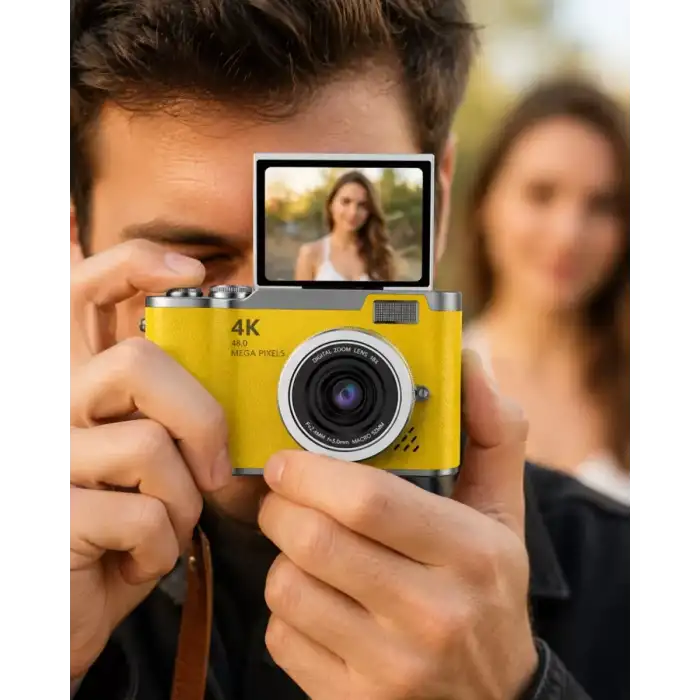 AsilTech LK007 FOTOĞRAF MAKİNESİ SARI