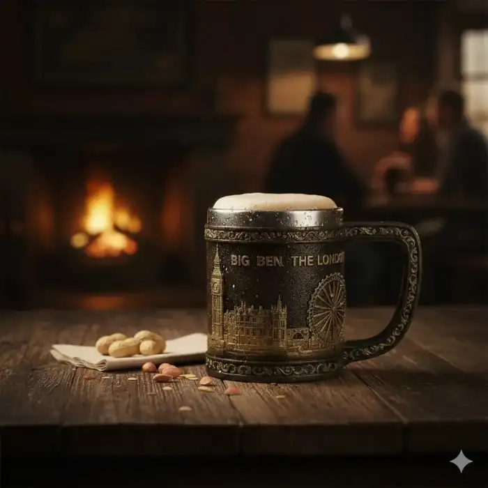 AsilTech Londra Detaylı Çelik Kupa