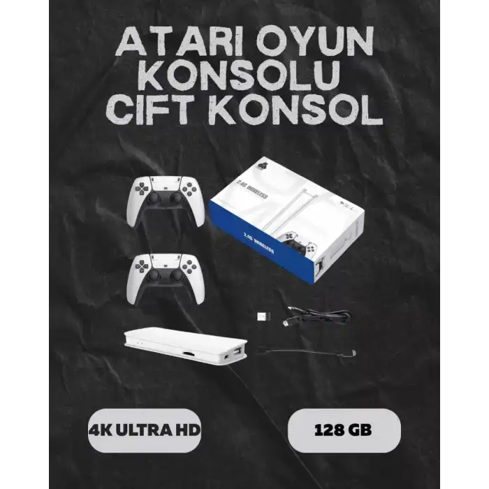 AsilTech M15 Retro Konsol – 20.000 Oyunlu, Çift Gamepadli, 4K HDMI