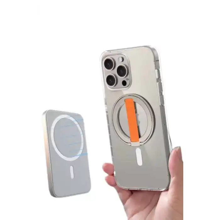 AsilTech Magsafe Battery Pack Powerbank Kablosuz Şarj 5.000 mah