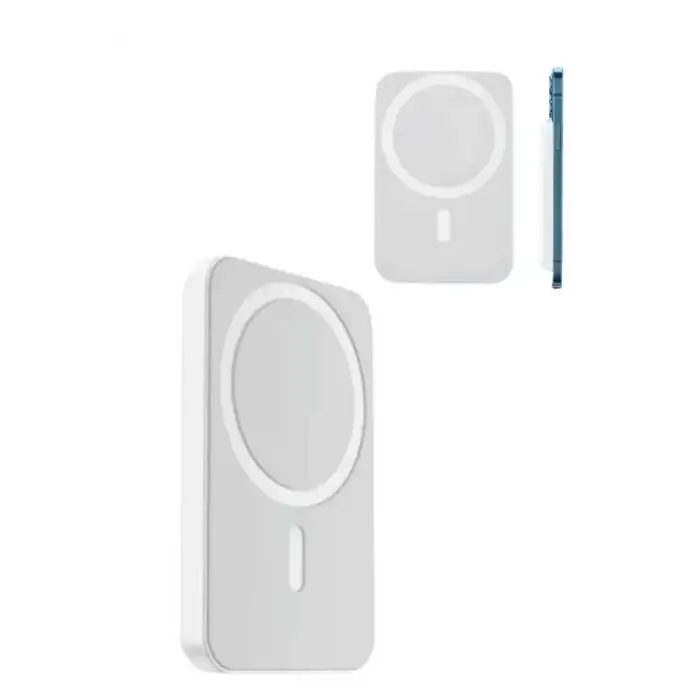 AsilTech Magsafe Battery Pack Powerbank Kablosuz Şarj 5.000 mah