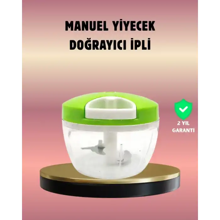AsilTech Manuel Mutfak Doğrayıcısı Kolay Temizlenebilir