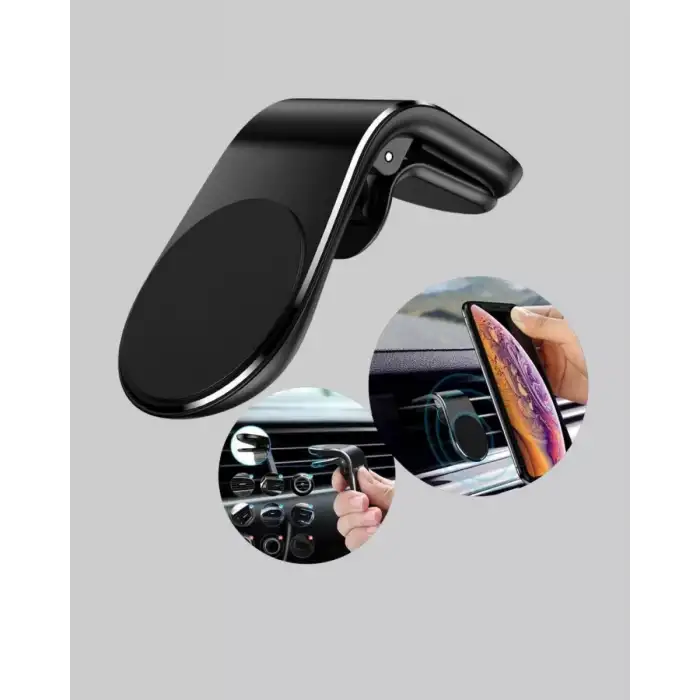 AsilTech Manyetik Araç Telefon Tutucu – 360° Döner Kalorifer Petekli