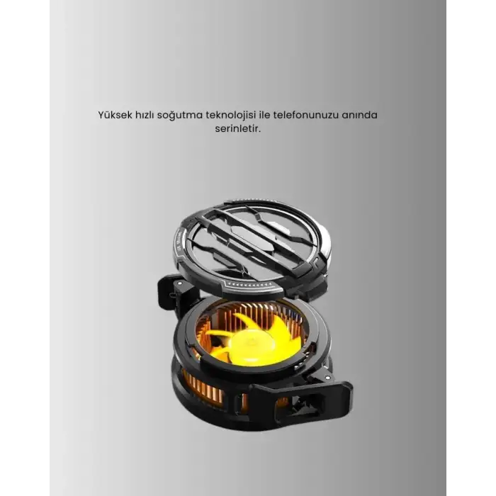 AsilTech Manyetik Montajlı Kompakt Telefon Soğutucu